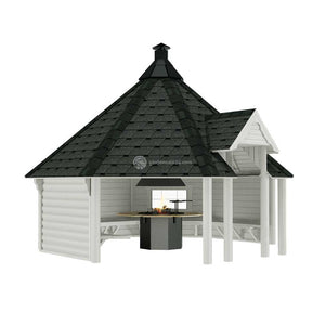 (9.2 m²) (14.9 m²) Open BBQ Hut