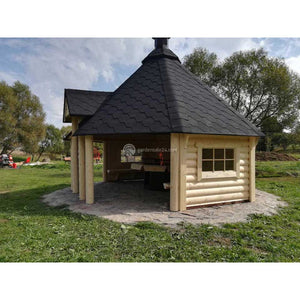 (9.2 m²) (14.9 m²) Open BBQ Hut