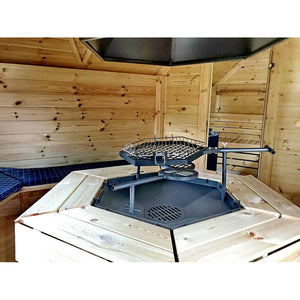 (9.2 m² + Sauna Extension) Small BBQ hut