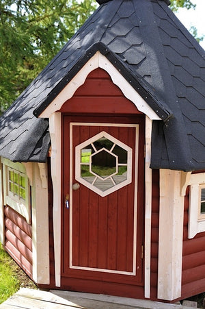 cozy grill cabin door