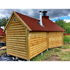 (9.2 m² + Sauna Extension) Small BBQ hut