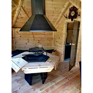 (9.2 m² + Sauna Extension) Small BBQ hut