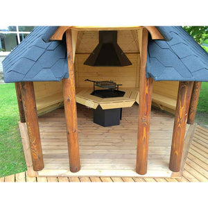 (9.2 m²) (14.9 m²) Open BBQ Hut